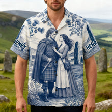 Load image into Gallery viewer, “Embrace Your Adventure!” - Fantasy Time Traveler Hawaiian Shirt - Personalized Gift for Him &amp; Her
