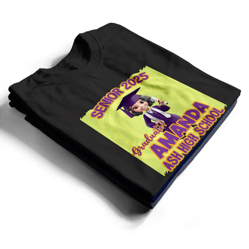 Congratulations Jessica! - Personalized T-Shirt for Graduates T-shirt PopCulturePrints