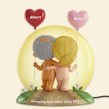 Load image into Gallery viewer, Annoying Each Other Since 1975 - Funny Old Couple Light Box - Personalized Anniversary Gift for Couples Light Box PopCulturePrints
