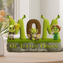 Load image into Gallery viewer, &quot;Mama of Little Orges - A Heartwarming Personalized Gift for Moms and Grandmas&quot; Shaped Plaques PopCulturePrints
