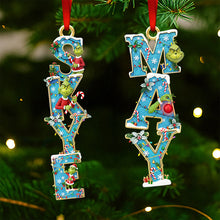 Load image into Gallery viewer, &quot;Bring Holiday Cheer!&quot; - Custom Funny Alphabet Tree Ornament for Kids and Family Ornament PopCulturePrints
