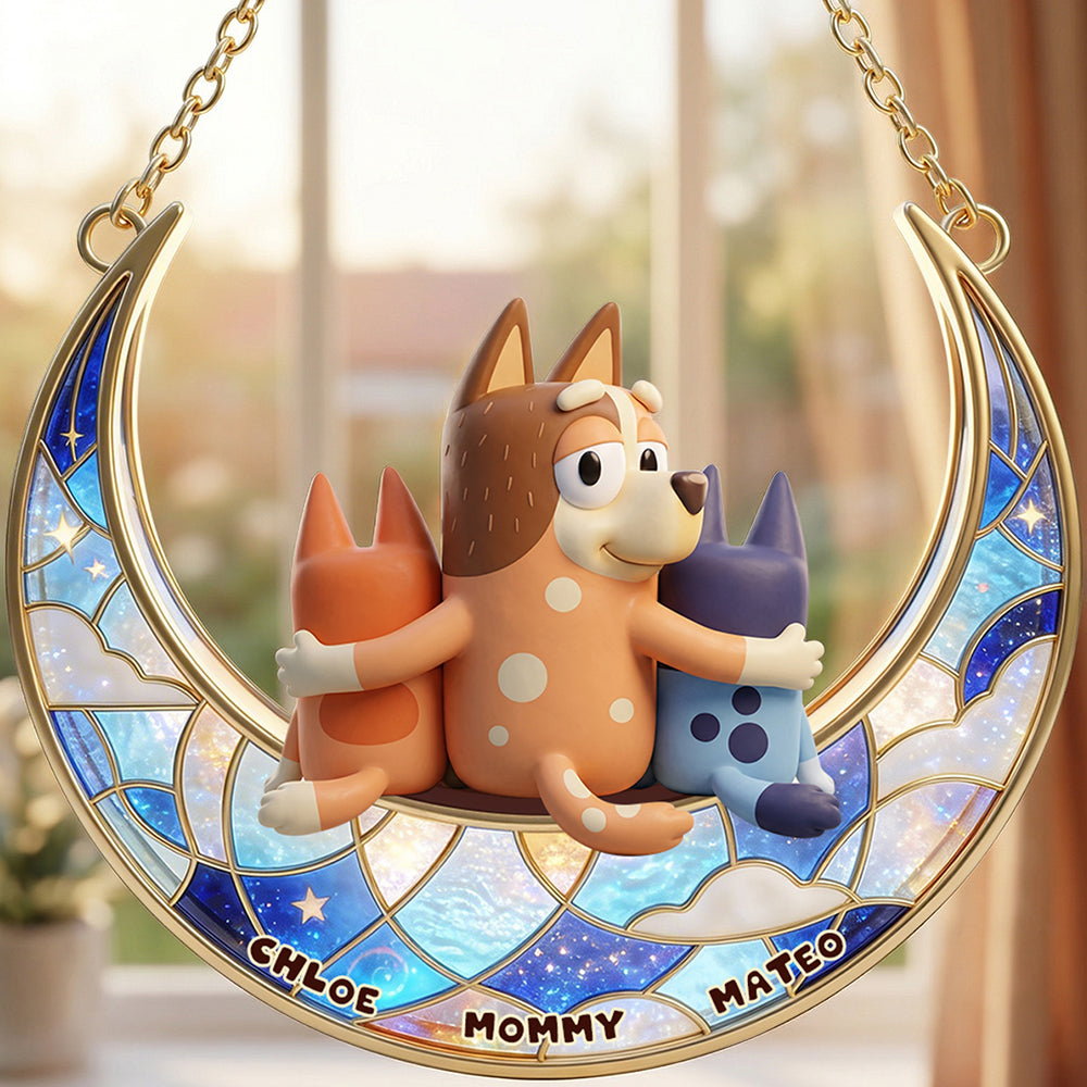 "Always Together" - Personalized Suncatcher Ornament for Mom, Grandma, and More! Ornament PopCulturePrints