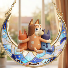 Load image into Gallery viewer, "Always Together" - Personalized Suncatcher Ornament for Mom, Grandma, and More! Ornament PopCulturePrints
