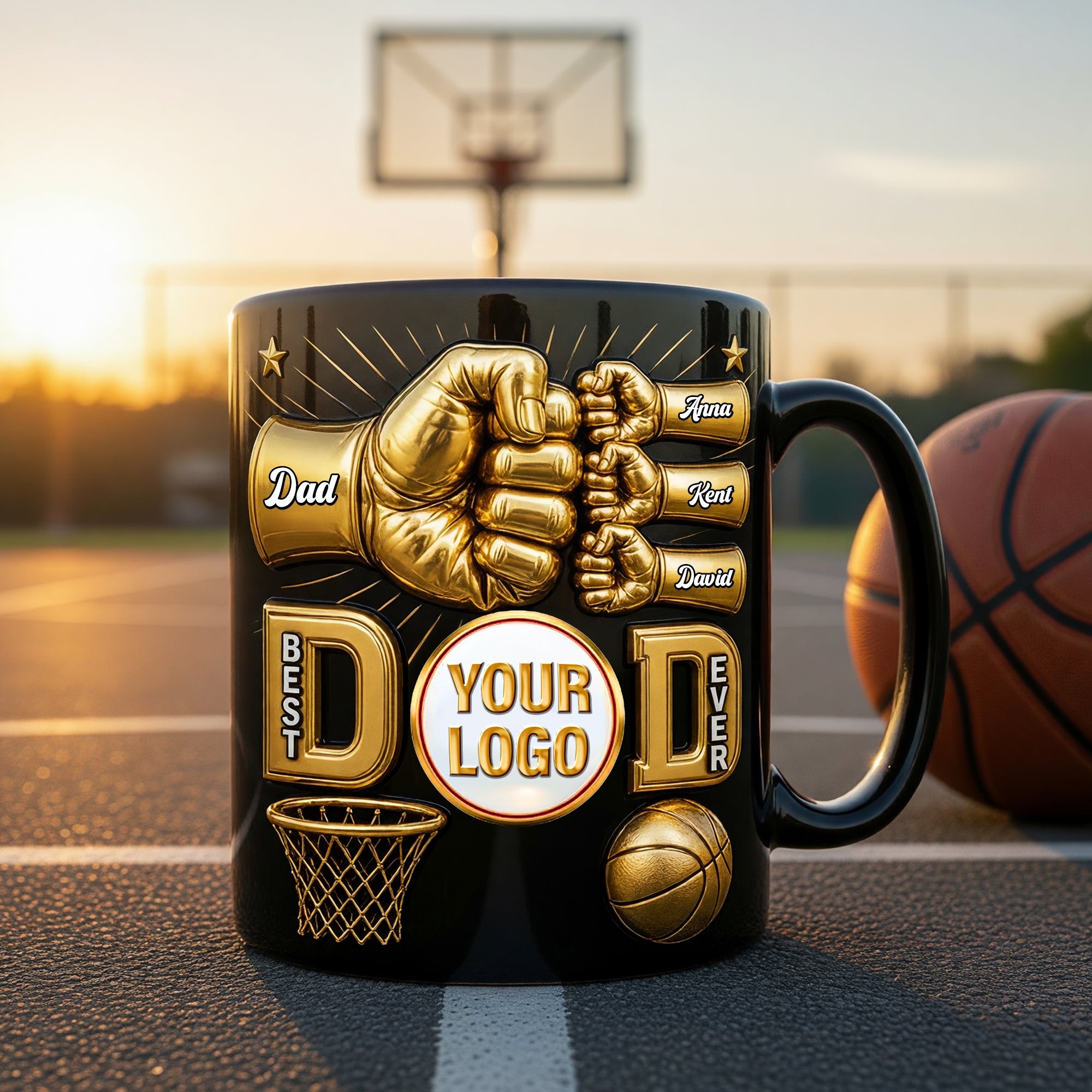Best Dad Ever Magic Mug - Personalized Gifts for Dad | Celebrate Fatherhood with Unique Designs!