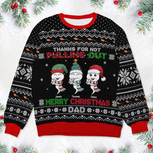 Load image into Gallery viewer, Personalized Funny Dad Christmas Sweater - Humor &amp; Love AOP Products PopCulturePrints
