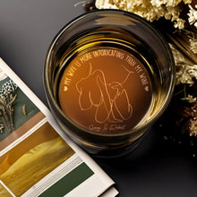 Load image into Gallery viewer, Personalized Intoxicating Whiskey Glass for Couples Whiskey Glass PopCulturePrints
