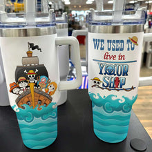 Load image into Gallery viewer, Personalized Anime Ship Adventure Tumbler - Perfect Gift for Moms Tumbler Cup PopCulturePrints
