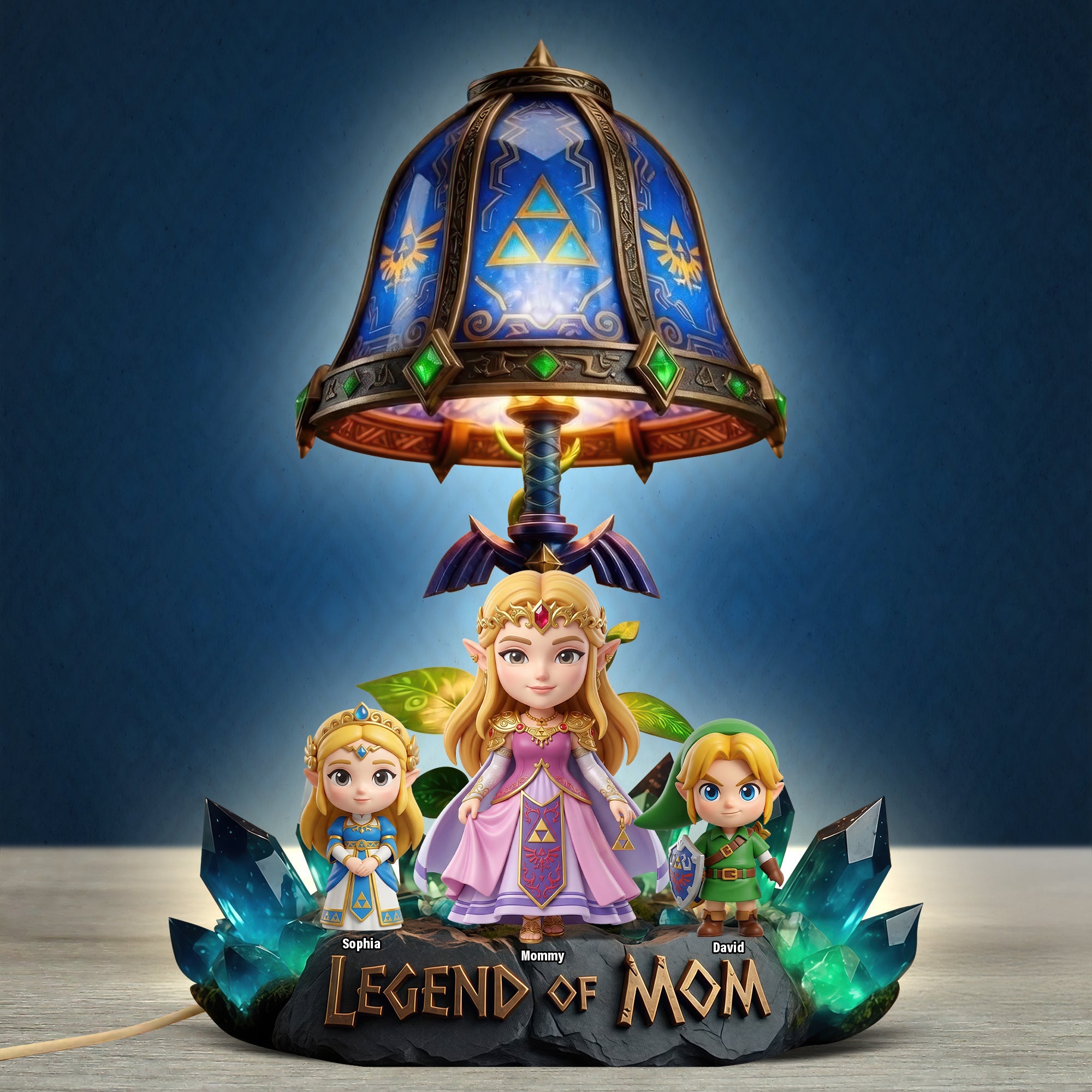 "Create Your Own Fantasy Adventure!" - Personalized Mom and Kids Acrylic Light Box - Perfect Gift for Moms, Grandmas, and Kids Light Box PopCulturePrints