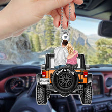 Load image into Gallery viewer, Personalized Couple Car Ornament - Custom Names
