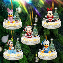 Load image into Gallery viewer, Celebrate the Joy, Baby&#39;s First Christmas Ornament - Personalized Gifts for Kids Ornament PopCulturePrints
