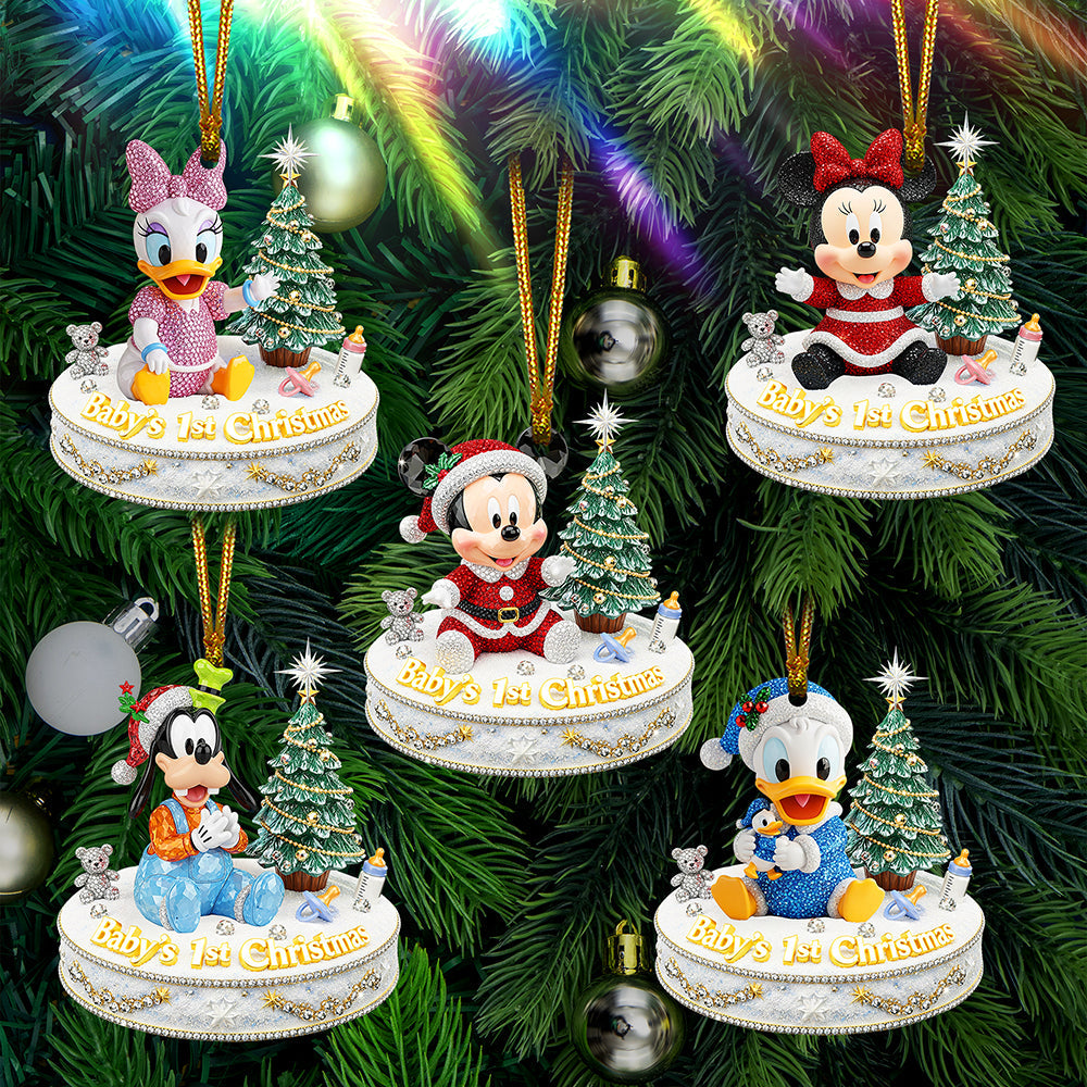 Celebrate the Joy, Baby's First Christmas Ornament - Personalized Gifts for Kids Ornament PopCulturePrints