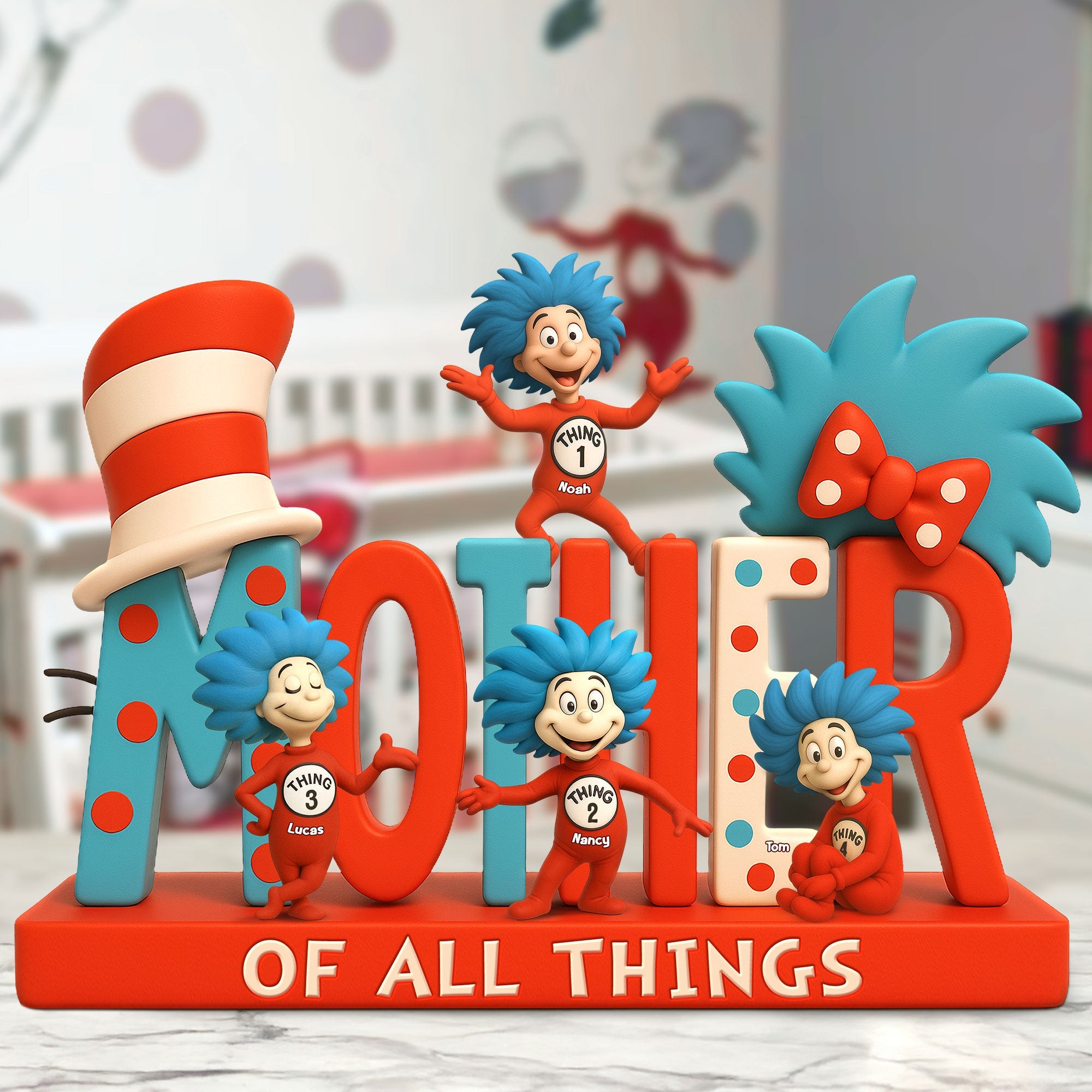 Mother Of All Things Acrylic Plaque - Custom Personalized Gift for Mom, Grandma & Loved Ones Shaped Plaques PopCulturePrints