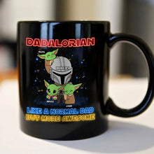 Load image into Gallery viewer, Personalized Dadalorian Coffee Mug - The Ultimate Dad Gift Coffee Mug PopCulturePrints
