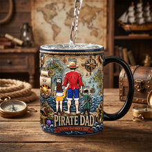 Load image into Gallery viewer, “Set Sail for Adventure!” - Personalized Anime Adventure Magic Coffee Mug - Gift for Dad, Grandpa, and More Coffee Mug PopCulturePrints
