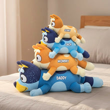 Load image into Gallery viewer, “Cherish Every Moment” - Personalized Family Shaped Pillow Pillow PopCulturePrints
