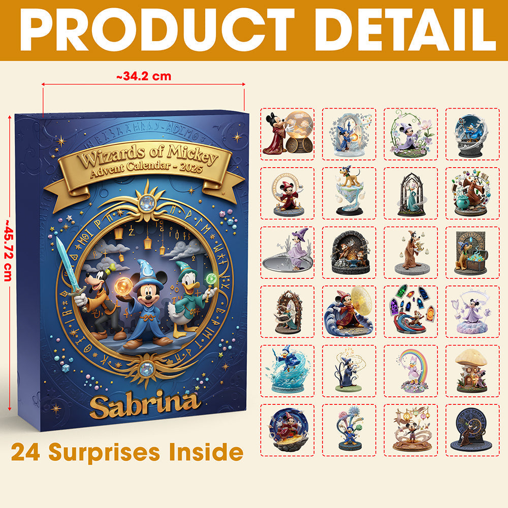 "Unlock the Magic of Christmas with Our Advent Calendar!" - Funny Characters Advent Calendar Blind Box - Personalized Christmas Gift Advent Calendar PopCulturePrints