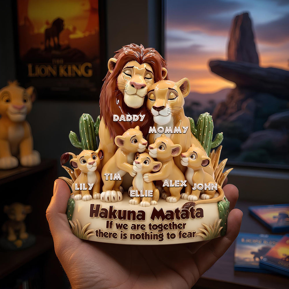 No Worries Just Love - Personalized Acrylic Plaque Gift for Mother's Day, Grandma, and Mom Shaped Plaques PopCulturePrints