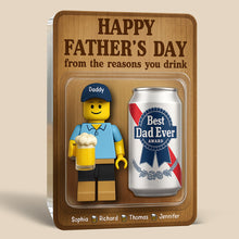 Load image into Gallery viewer, Best Dad Ever - Personalized Acrylic Plaque for Fathers &amp; Grandfathers Shaped Plaques PopCulturePrints
