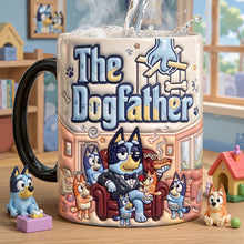 Load image into Gallery viewer, For the Best Dogfather Ever! - Cozy Puppy Dad Magic Coffee Mug - Personalized Gifts for Dads Coffee Mug PopCulturePrints
