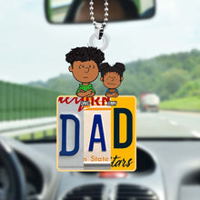 Load image into Gallery viewer, Personalized Family Car Ornament - Custom Mom and Kids Design Ornament PopCulturePrints

