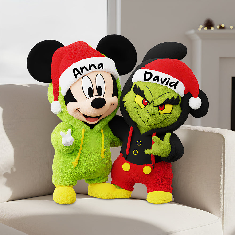 “Celebrate Love with a Touch of Fun!” - Festive Pillow Duo Personalized Gifts for Couples Pillow PopCulturePrints