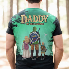 Load image into Gallery viewer, Legendary Dad 3D Shirt - Personalized Father&#39;s Day Gift AOP Products PopCulturePrints
