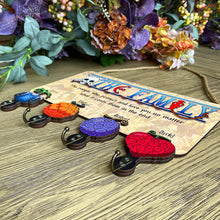 Load image into Gallery viewer, Personalized Family Key Hanger - Themed Design Wood Sign PopCulturePrints

