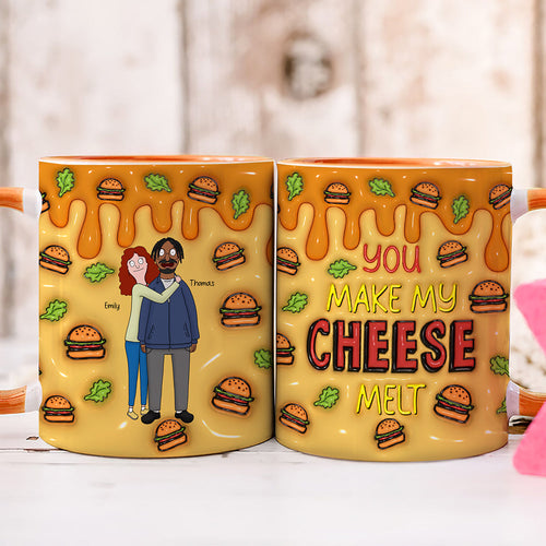 Personalized Cheese Melt Mug for Couples | Unique Gift for Special Occasions Coffee Mug PopCulturePrints
