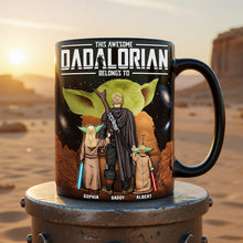 Load image into Gallery viewer, Yoda Best Dad in the Galaxy - Personalized Magic Mug Gifts for Dads Coffee Mug PopCulturePrints
