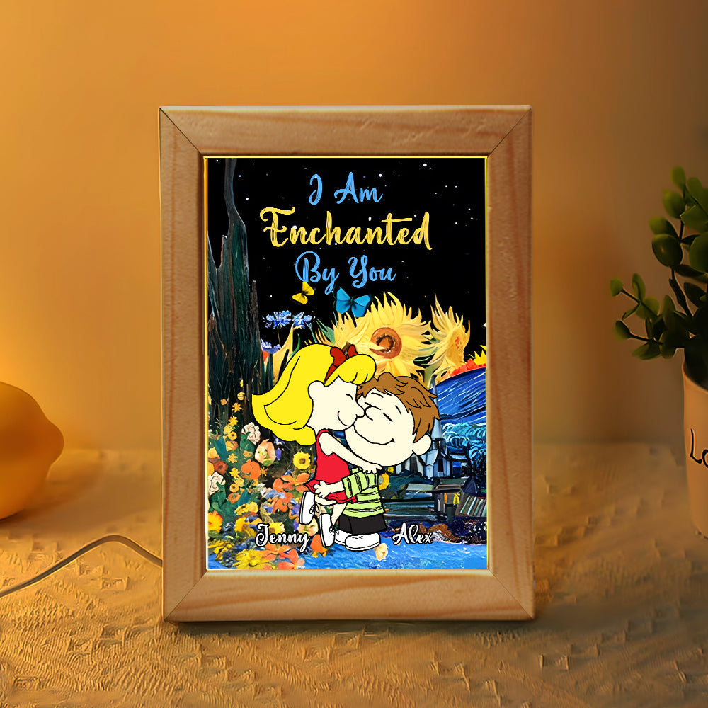Personalized Enchanted Light Box Frame for Couples Poster & Canvas PopCulturePrints