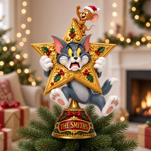 “Star of the Season!” - Playful Acrylic Christmas Tree Topper - Personalized Gifts for Christmas Ornament PopCulturePrints