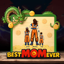 Load image into Gallery viewer, Best Mom Ever with Dragon Theme - Personalized Gift for Mom, Grandma &amp; More Shaped Plaques PopCulturePrints
