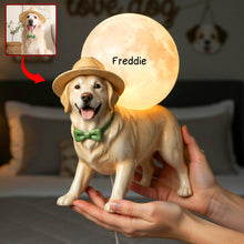 Load image into Gallery viewer, Illuminate Your Love: Custom Dog Moon Light Box - Personalized Gifts for Dog Lovers Light Box PopCulturePrints
