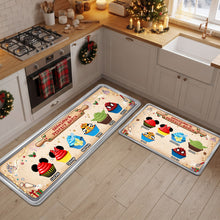 Load image into Gallery viewer, “Grandma’s Perfect Batch” - Sweet Cupcake Christmas Runner Rug - Personalized Gift for Grandmas
