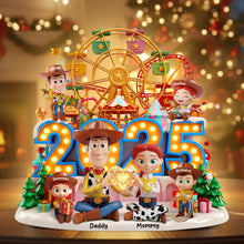 Load image into Gallery viewer, Light Up Your Holidays – Funny Holiday Acrylic Light Box - Personalized Gift for Family &amp; Friends Light Box PopCulturePrints
