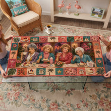 Load image into Gallery viewer, Stay Golden with Friends - Retro Ladies Quilted Table Runner - Personalized Gift for Everyone
