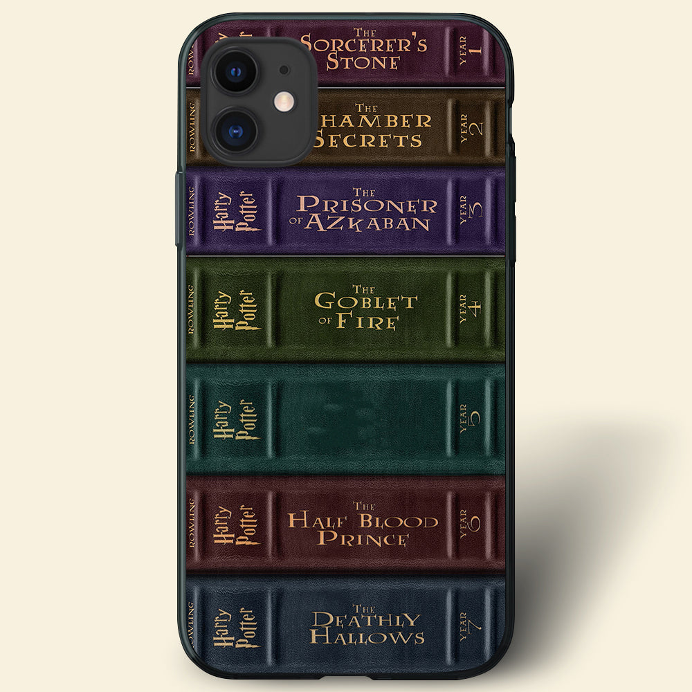 Personalized Harry Potter Book Spine Phone Case