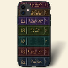 Load image into Gallery viewer, Personalized Harry Potter Book Spine Phone Case
