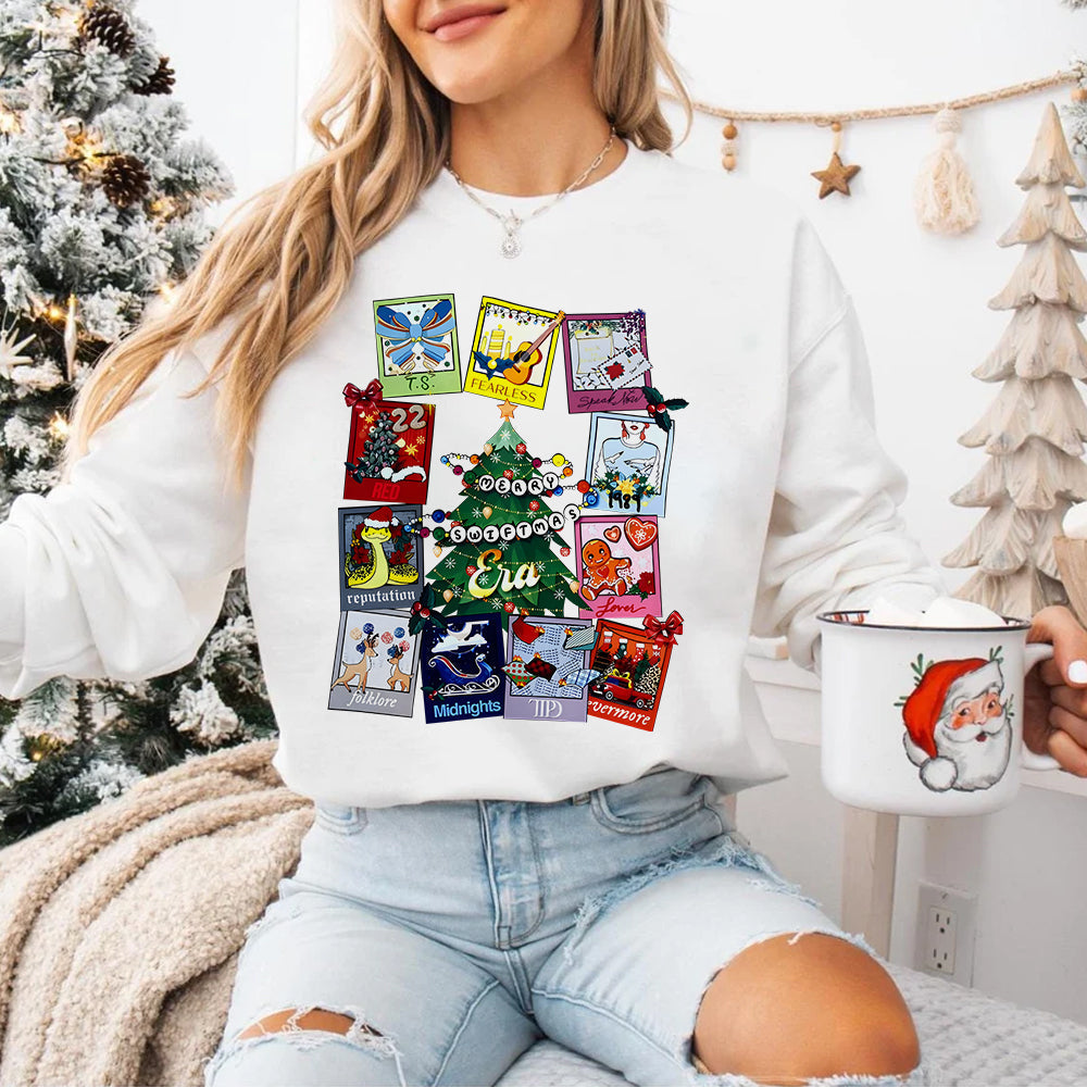 Festive Album Era Christmas Sweatshirt