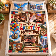 Load image into Gallery viewer, You're My Greatest Adventure Blanket - Personalized Gifts For Couple 07halu081026 Blanket PopCulturePrints
