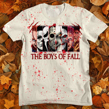 Load image into Gallery viewer, Horror Icons Boys of Fall Hoodie - Chilling Halloween Graphic Sweatshirt
