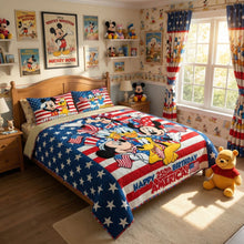 Load image into Gallery viewer, Celebrate Freedom: Proud American - Customizable Quilt Bedding Set Bedding Set PopCulturePrints
