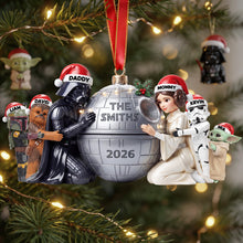 Load image into Gallery viewer, “Make Your Christmas Out of This World” - Sci-Fi Family Christmas Ornament - Personalized Gift for Family
