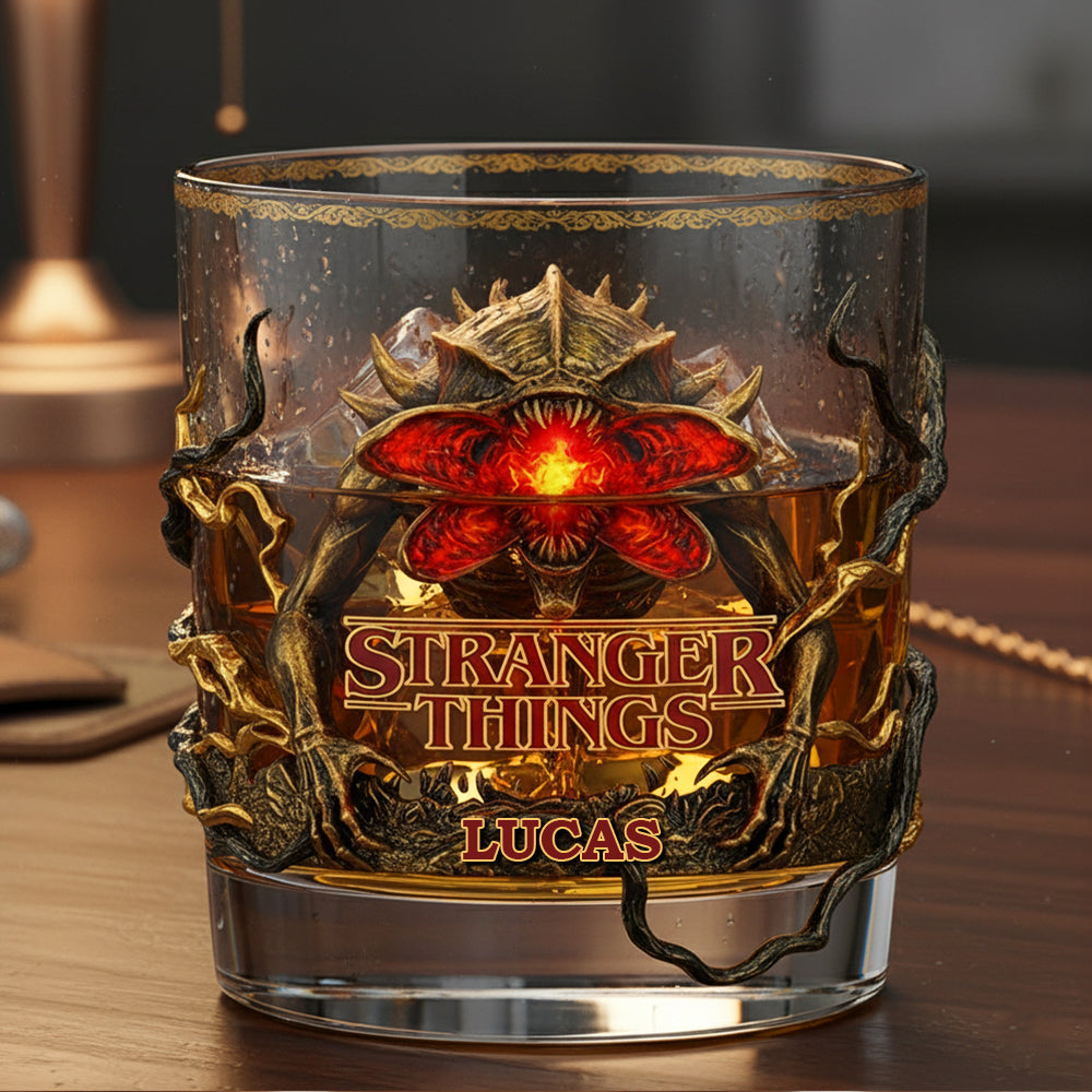 "Unleash Your Imagination with Every Sip" - Personalized Round Glass - Gift for Fantasy Series Lovers Glass PopCulturePrints