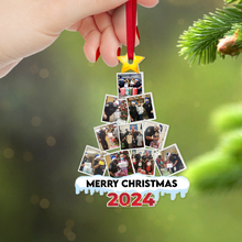 Load image into Gallery viewer, Personalized Police Officer Photo Christmas Ornament Ornament PopCulturePrints
