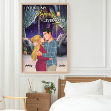 Load image into Gallery viewer, Personalized Couples Canvas Print - I Found My Happily Ever After Poster &amp; Canvas PopCulturePrints
