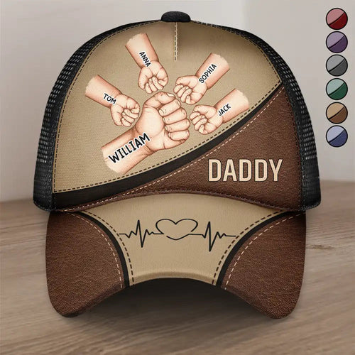 “Together We Shine” - Personalized Gift Plaque for Moms & Kids Mesh-back Casual Cap PopCulturePrints