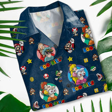 Load image into Gallery viewer, Custom Fan-Themed Hawaiian Shirt - Vibrant Cartoon Adventure Hawaiian Shirts PopCulturePrints
