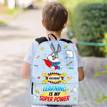 Load image into Gallery viewer, Personalized Cartoon Backpack for Kids - Super Power Design Backpack PopCulturePrints
