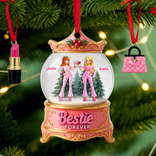 Load image into Gallery viewer, Bestie Forever Ornament - Personalized Gift for Besties Ornament PopCulturePrints
